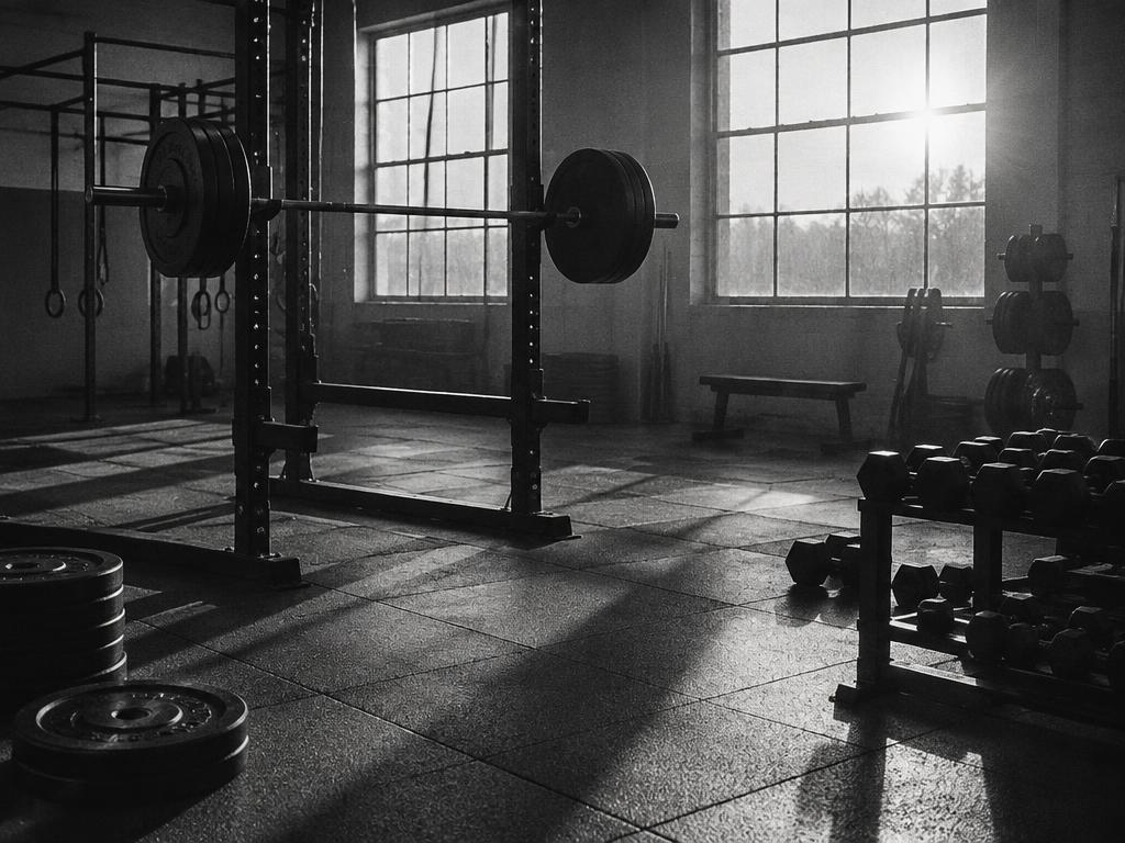 The training floor at Maximum Fitness in Ravenswood, West Virginia